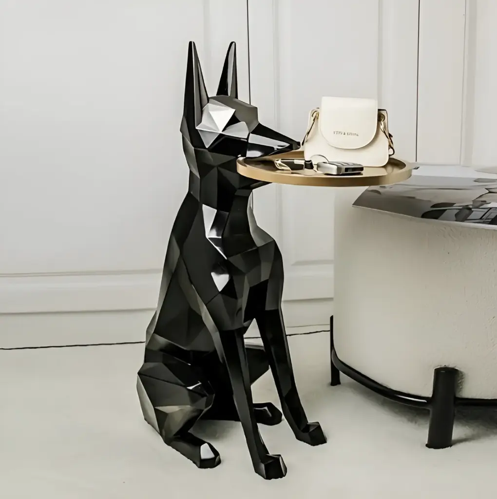 Dog Luna Diamond With Tray