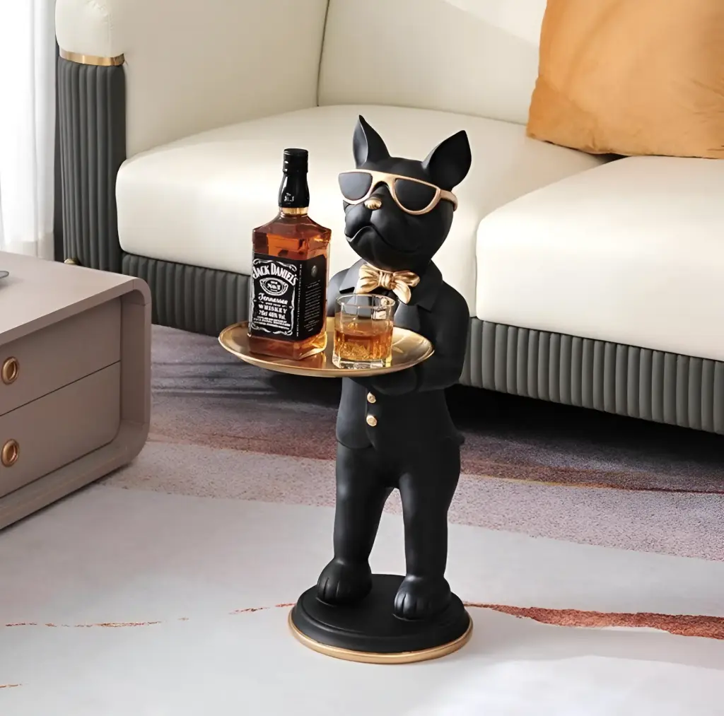 Charlie Dog With Tray