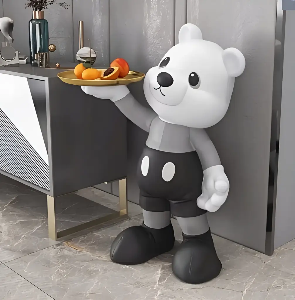 The Cute Teddy Waiter