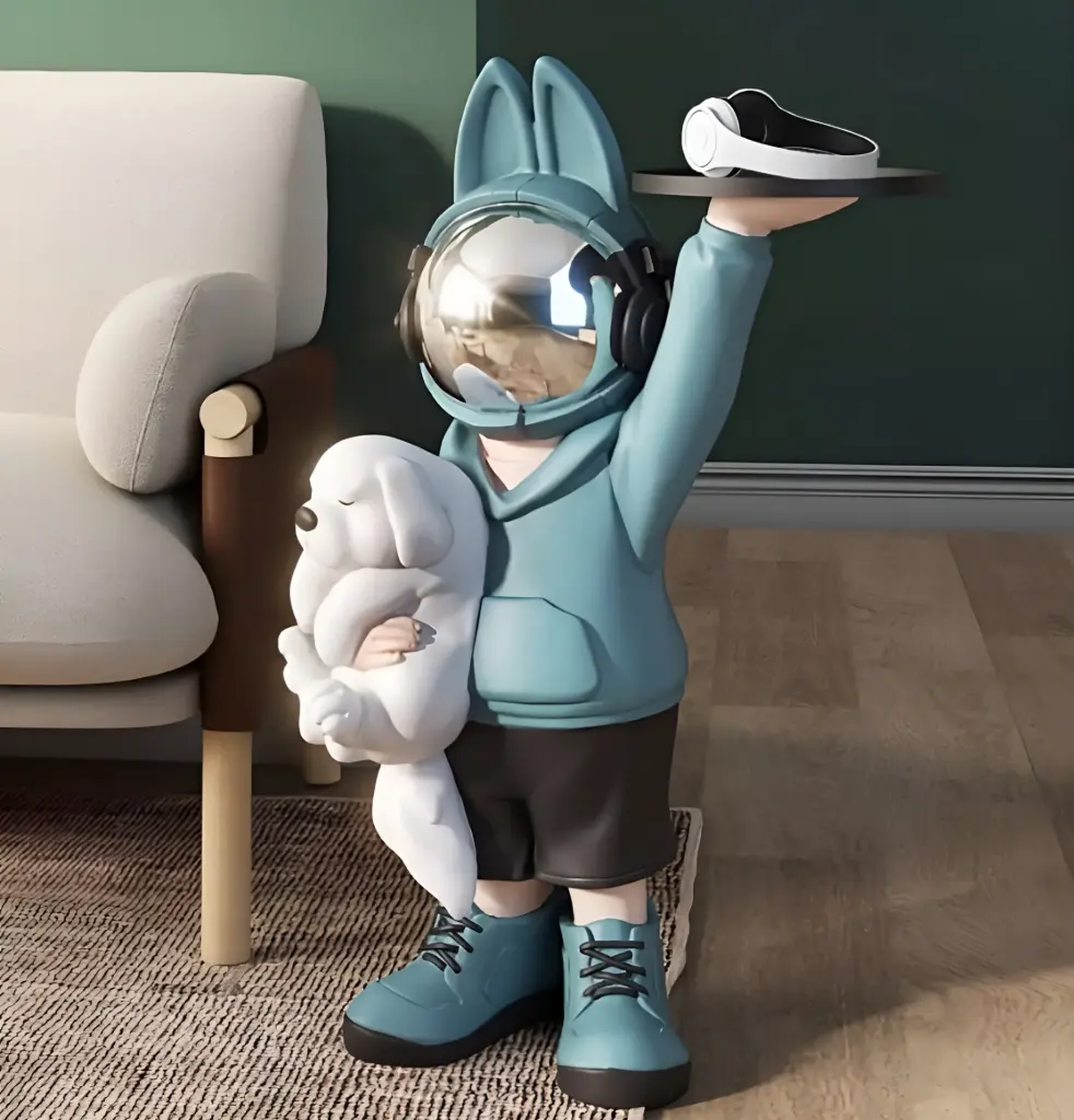 The AstroNom with Dog and Tray