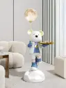 Nordic Teddy Bear with Tray 