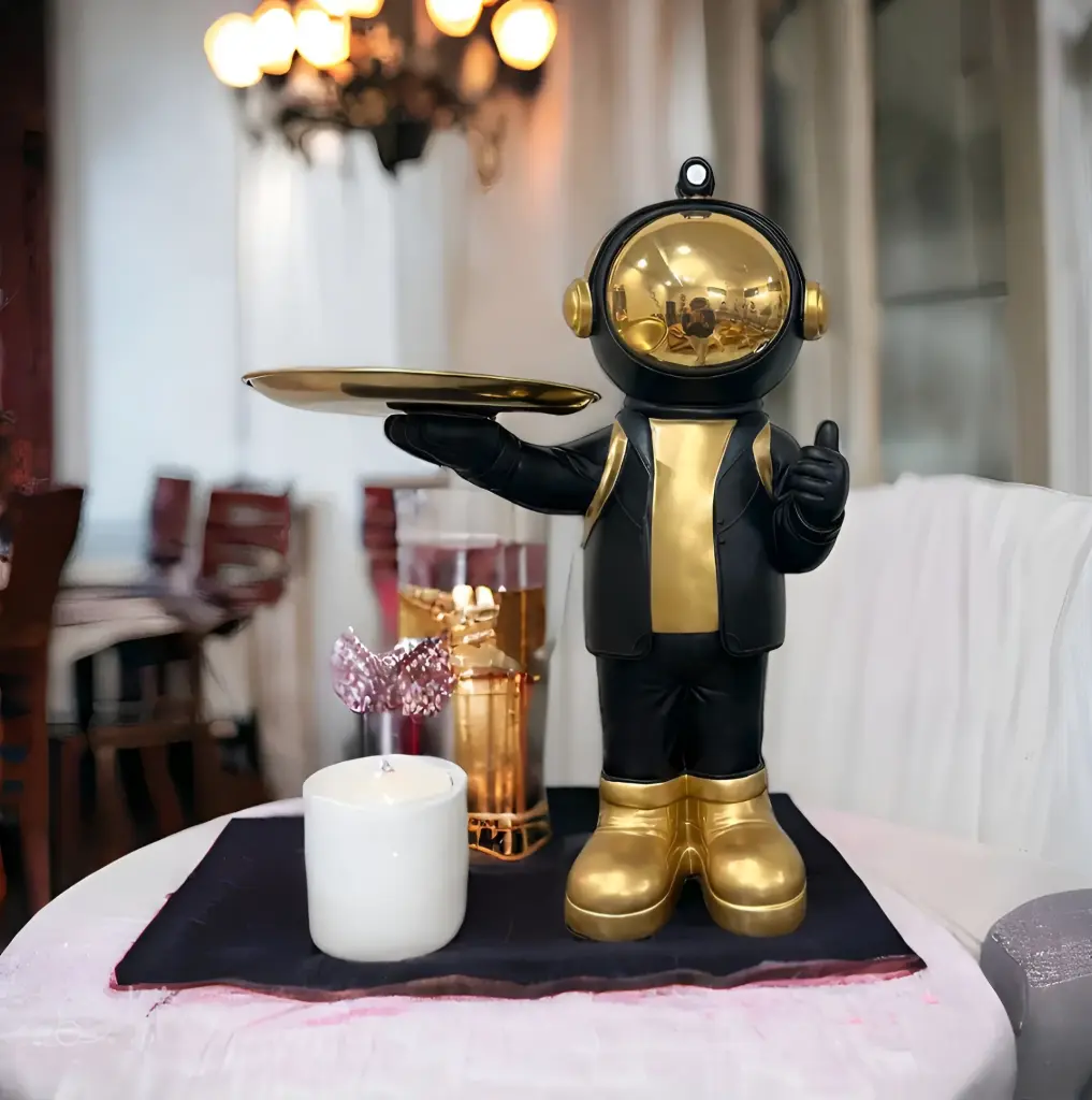 Astronaut With Tray 