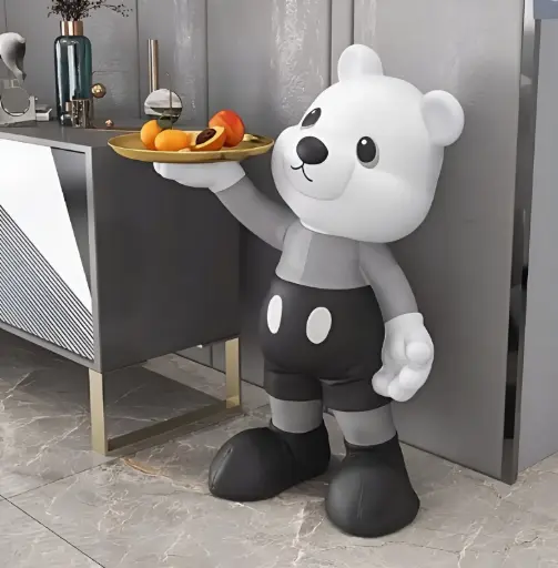 The Cute Teddy Waiter
