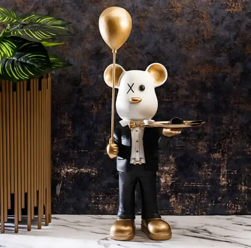 Ballon Teddy with Tray 