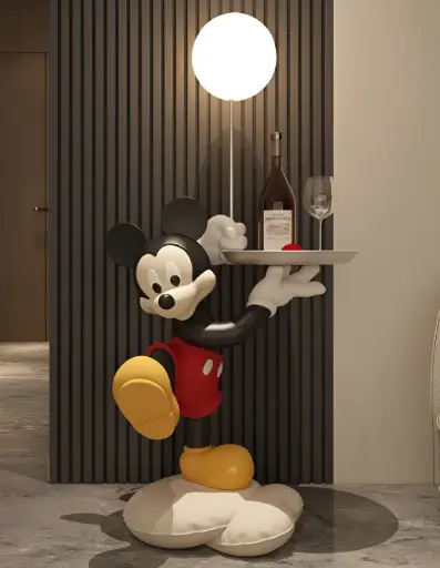 Mickey Mouse With Tray