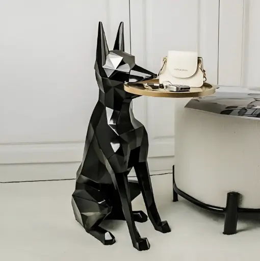 Dog Luna Diamond With Tray