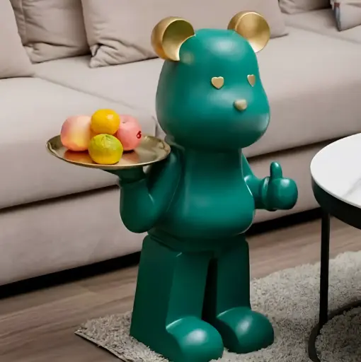 Teddy Bear With Tray