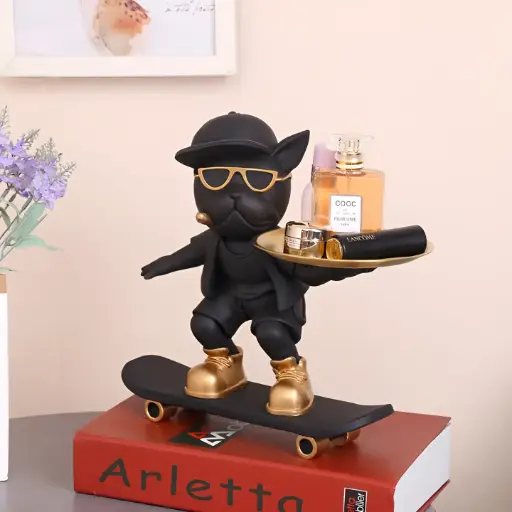SkateBoard Dog with Tray